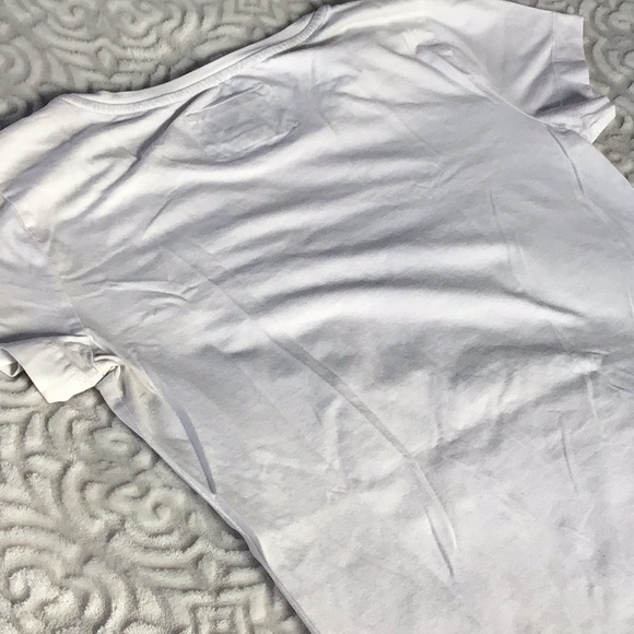 Barbour White Fitted T-Shirt with Owl Graphic 6 - Picture 7 of 8